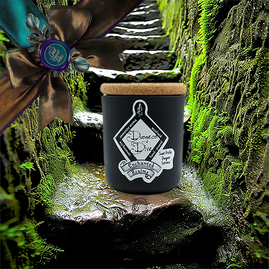 enchanted realms dungeon dive fantasy scented candle