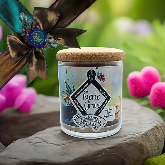 enchanted realms faerie grove fantasy scented candle