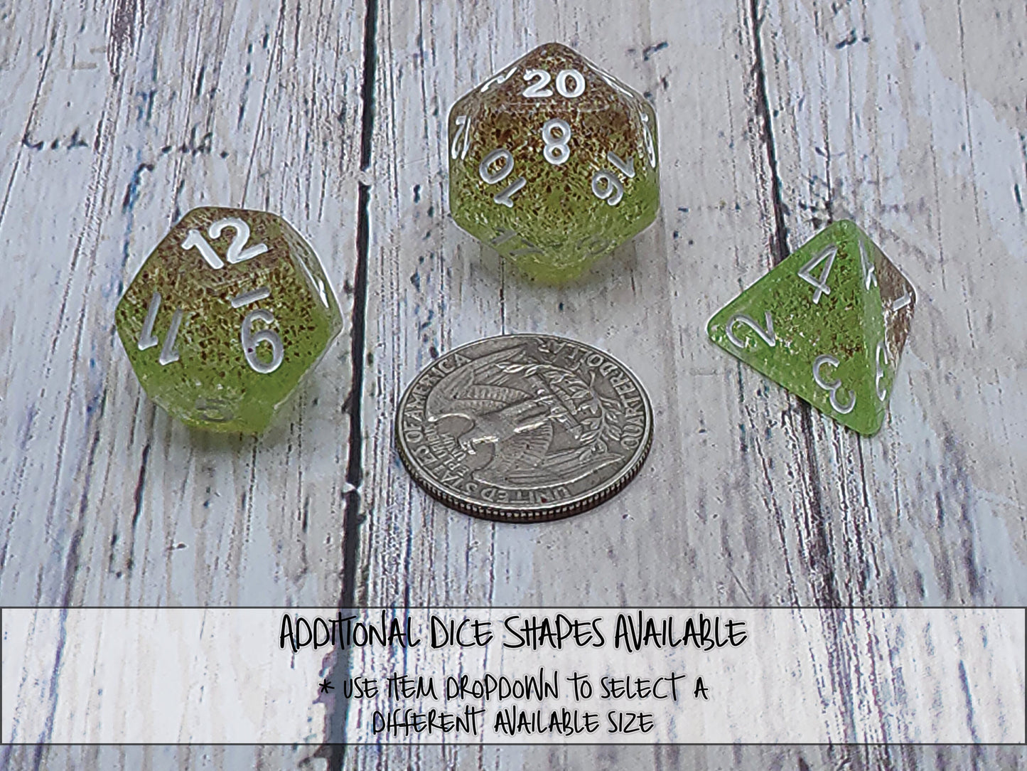 Funky Forest DnD Dice Shapes Available